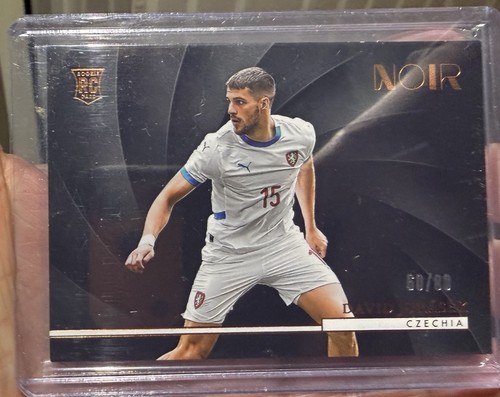 David Jurasek Czech Republic Panini Noir Rookie /80 Football Card