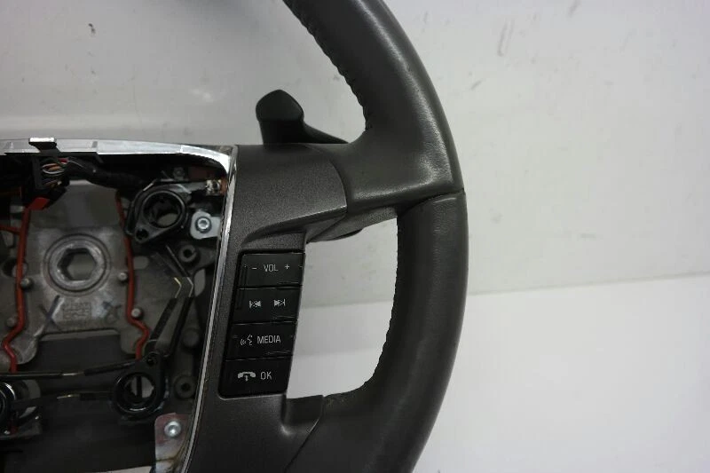 2011 FORD TAURUS STEERING WHEEL WITH CRUISE RADIO AND BLUETOOTH CONTROLS OEM - Image 4 of 4