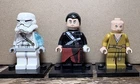 LEGO STAR WARS LOT OF 3 (Snoke, Chirrut Imwe, Jek-14) READ DESCRIPTION