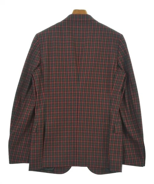 GUCCI Tailored Jackets RedxGreenxNavy(Check Pattern) 48(Approx. L) 2200627565038 - Image 2 of 4