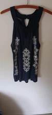 Womens Top Size 0X Navy  INC  International Concepts