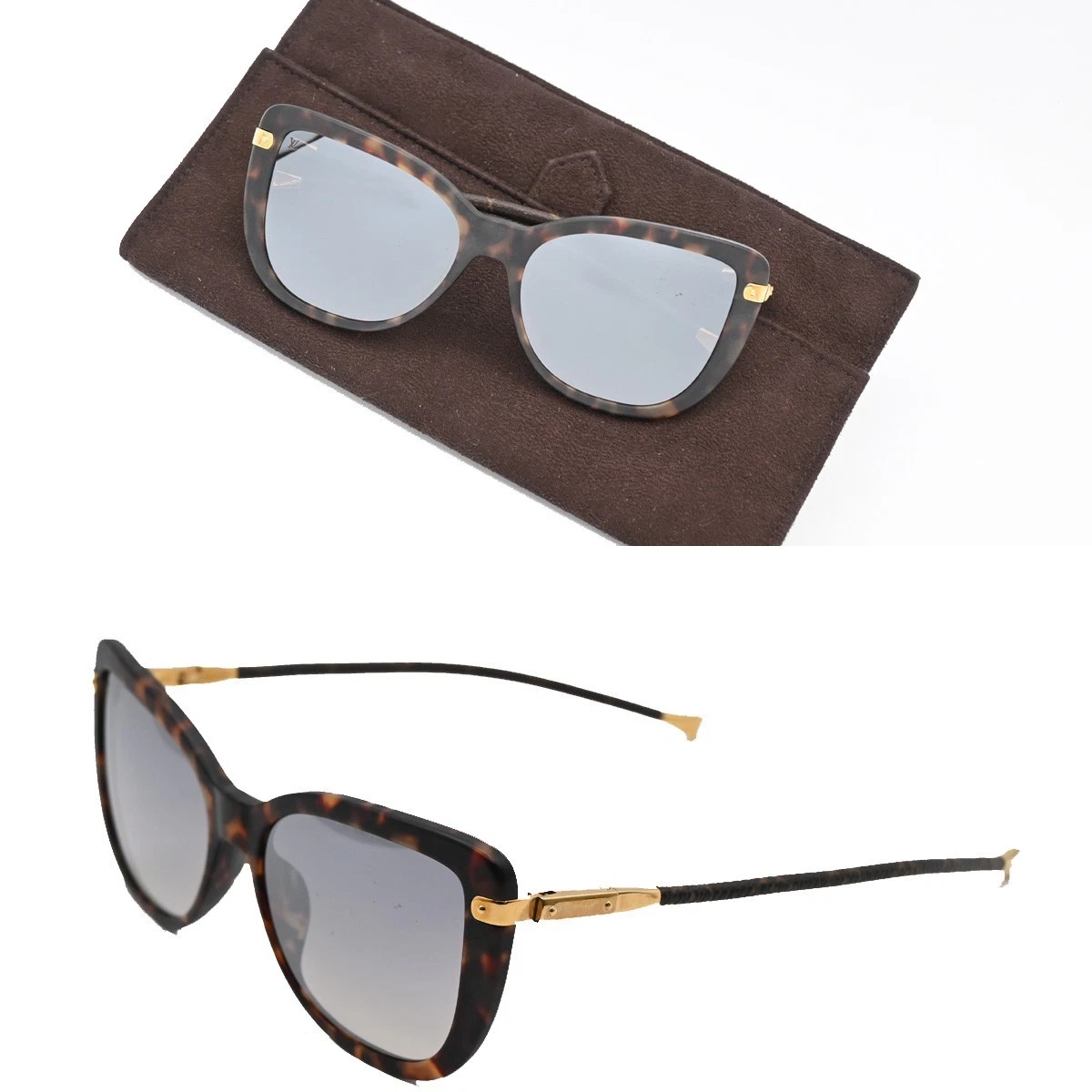 Louis Vuitton Charlotte Sunglasses Metal Brown Louis Vuitton Charlotte Sunglasses Brown Plastic ref.2616114  main image 4