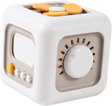 New Montessori Busy Board Cube Sensory Learning Lightweight Portable Fast Ship