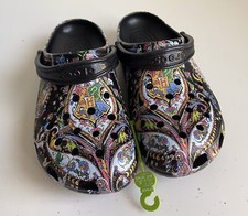 Crocs Classic Harry Potter Vera Bradley Clog Sandals Black Multi Men  s Sz 12 NEW