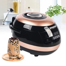 Commercial 5L Nonstick Automatic Pot Tapioca Bubble Tea Pearl Maker Machine