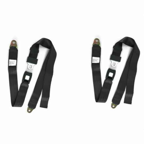 JP Cj Cj5 Cj7 Yj Wrangler 76 to 95 Rear Seat Lap Safety Belt 60" Pair