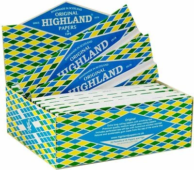 Highland Papers Double Decadence Rolling Cigarette Papers - 24 Packets