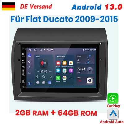 7'' Für Fiat Ducato Citroen Jumper Carplay Android13 Autoradio GPS NAVI BT 2+64GB