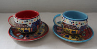 Espresso -Tassen Set Mit Unterteller 2X Mit Unterteller