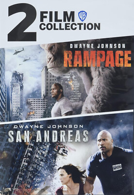 San Andreas / Rampage (DVD, 2015 - SEALED - BRAND NEW)
