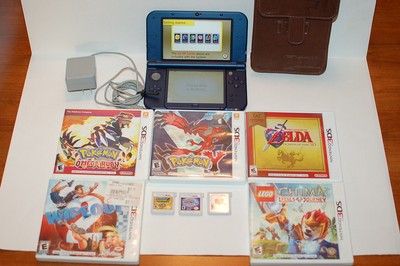 Nintendo New 3ds Xl Galaxy Style Purple Handheld Console Games Ebay