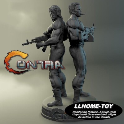 Contra Arnold Rambo Resin 1:6 Scale Model Unpainted 3d Print GK Statue Figure