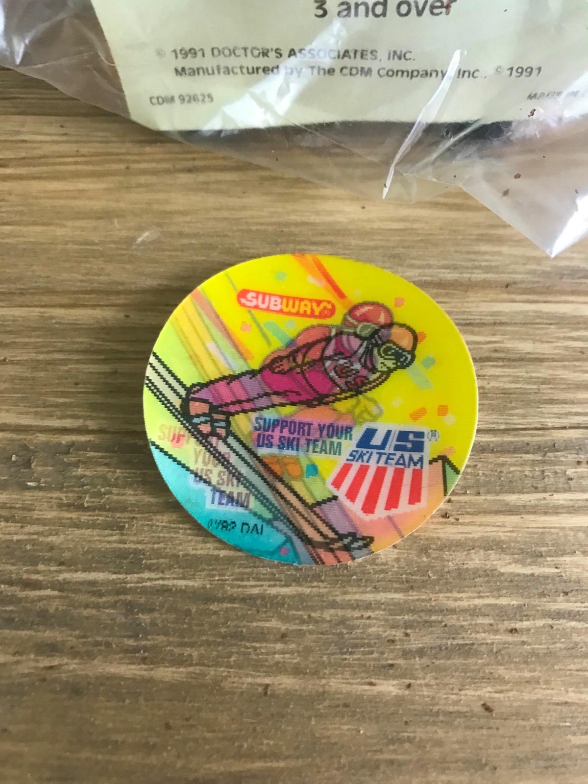 RARE 1991 Subway Fast Food TOY PETEY PICKLE PULL BACK ACTION CAR