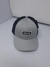 NEW Duluth Trading Co AKHG Low Crown Trucker Hat Cap Men sz M/L Grey Black 