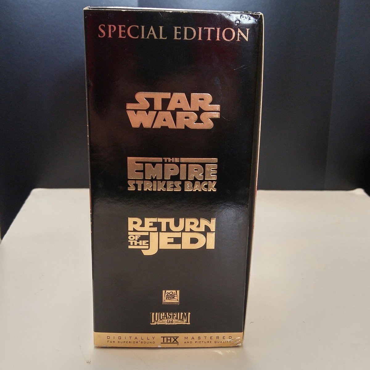 1997 ルーカスフィルム・リミテッド Star Wars Trilogy Special Edition VHS Gold Box Set 1997