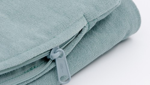 IKEA Bezug Grönlid 2er Schlafsofa Bettsofa Armlehne Ljungen hellgrün Couch Husse - Bild 4 von 6