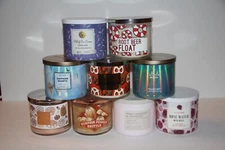 (Q-T) - NEW Bath & Body Works 3 Wick Candle 14.5 oz Large - YOU CHOOSE! (Q-T)
