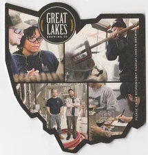 Great Lakes Brewing Co Ohio Crafted  Beer Coaster Cleveland OH