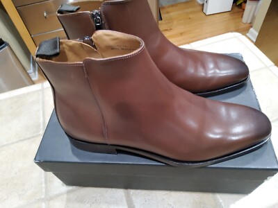 NWT- Hugo Boss- Men\'s Boots Hugo Boss Boots Mens Size 9 Brown Leather | Mercari main image 3