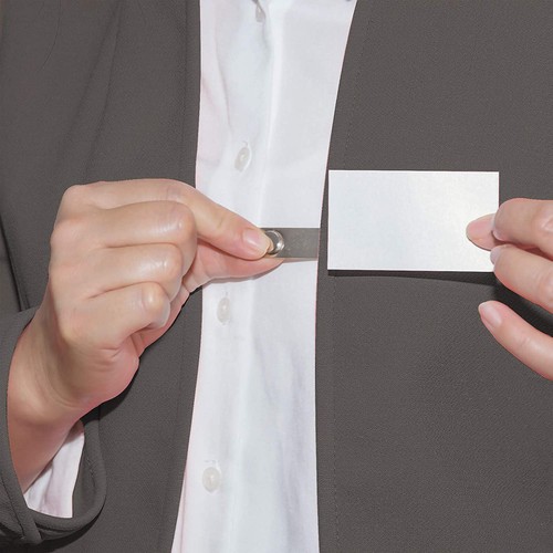 20pcs Magnetic Name Badge Tag Fastener Attachment Self Adhesive Strong Magnet A - Picture 7 of 11