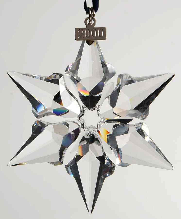 Swarovski Swarovski Annual Ornaments 2000-Snowflake - No Box 