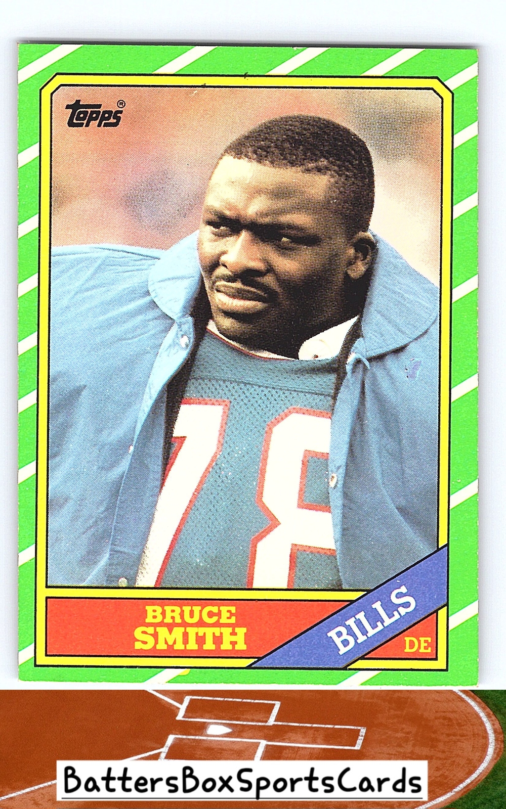 1986 Topps #389 Bruce Smith RC