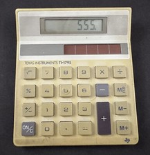 Vintage Texas Instruments TI-1795 Solar Powered Calculator - Made in Taiwan