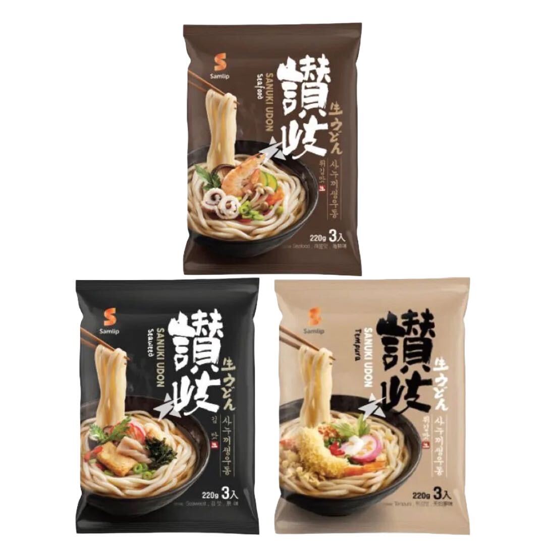 Samlip Sanuki Japanese Udon Noodles 日本烏冬麵 (3 Servings