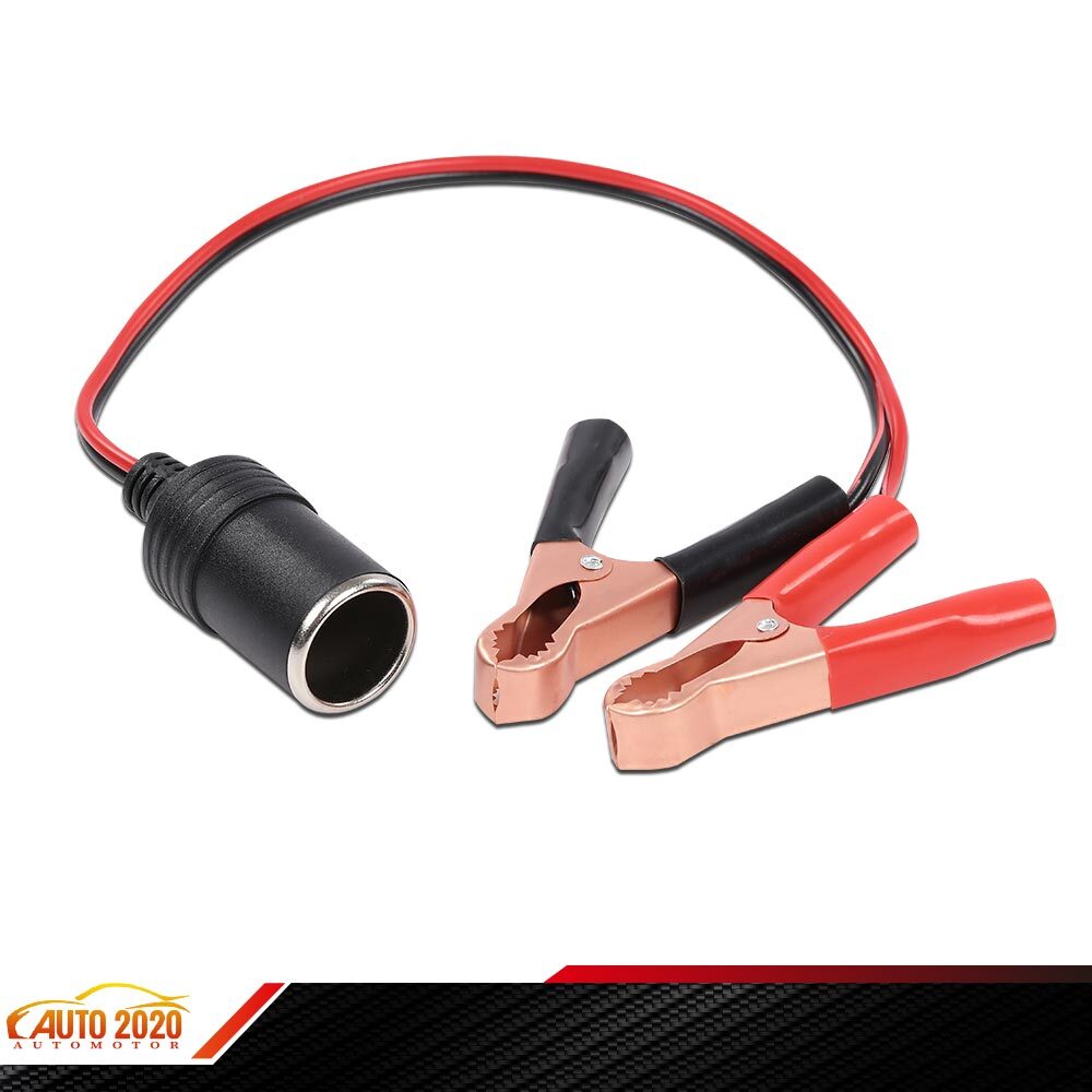 Adapter Alligator Clamp Clip 20a Car Socket