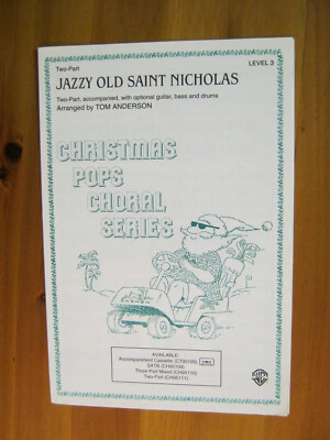 Jazzy Old Saint Nicholas Arr Tom Anderson Warner Bros 1995 Two Part