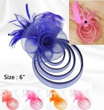Headband Hair Clip Kentucky Derby Wedding Hat Church Dressy Cocktail Fascinator