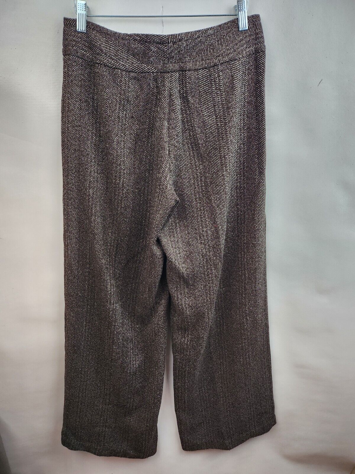 VTG 90s Max Studio Y2k Womens Pants Size 9 Brown … - image 8