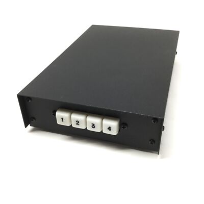 Pelco MS504DT Camera Video Switcher 4-Input, BNC, Interlocked Manual Pushbuttons