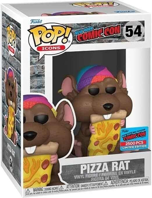 Funko Pop! Icons: New York Comic Con - Pizza Rat Figure Limited