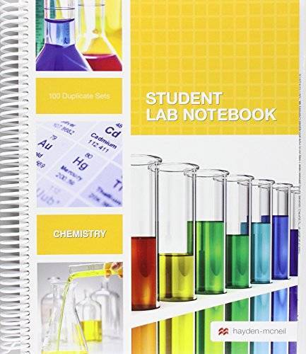 Student Lab Notebook: 100 Spiral Bound duplicate pages(Packa - VERY GOOD - Picture 1 of 1