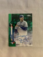 2020 Topps Chrome - Rookie Autographs Green Refractor #RA-TZ T.J. Zeuch /99