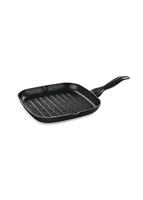 Moneta Sinfonia Bistecchiera Antiaderente 28x28 Cm – Rinforzata Con Minerali, Fondo Net Induction, Made In Italy