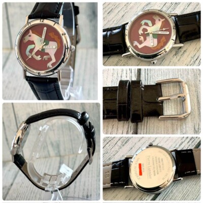 Pierre Lannier Watch White Horse Used From Japan Check description