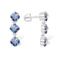 Ohrstecker HäNger Silber Zirkonia Damenschmuck Echtschmuck Bei Secretforyou