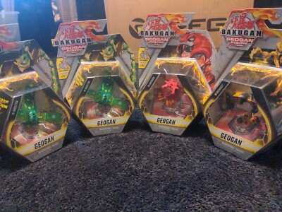 Bakugan Battle Brawlers - Geogan Rising LOT - 4 Sealed Bakugan - Bakugan BRAWL! 