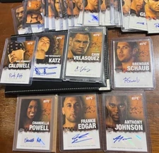 2010 topps ufc autograph Pick Your Fighter