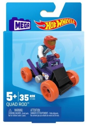 Mega - Hot Wheels Quad Rod Building Set (BBHTJ99)