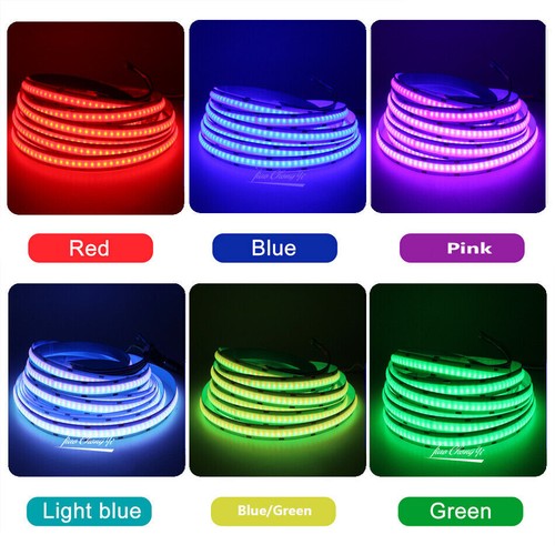 COB RGB LED light strip DC24V 840LEDs/m 12V 810LEDs Flexible Ribbon RGB Tape - Picture 5 of 11