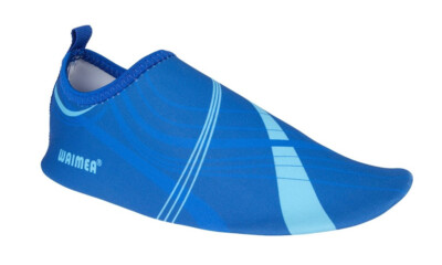 Kinder Wasserschuhe blau rutschfeste Badeschuhe Strandschuhe Schwimmschuhe (000)