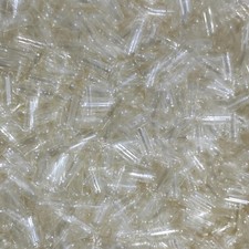 Size 2 Clear Empty Gelatin Pill Capsules Kosher Gel Caps Gluten-Free Separated