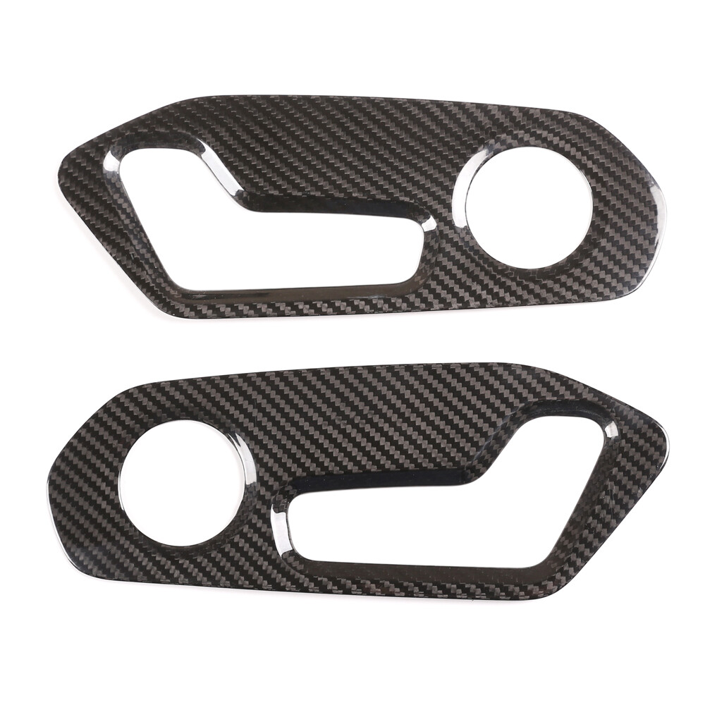 Real Carbon Fiber Seat Adjustment Button Panel Trim For Lamborghini URUS 2018-23