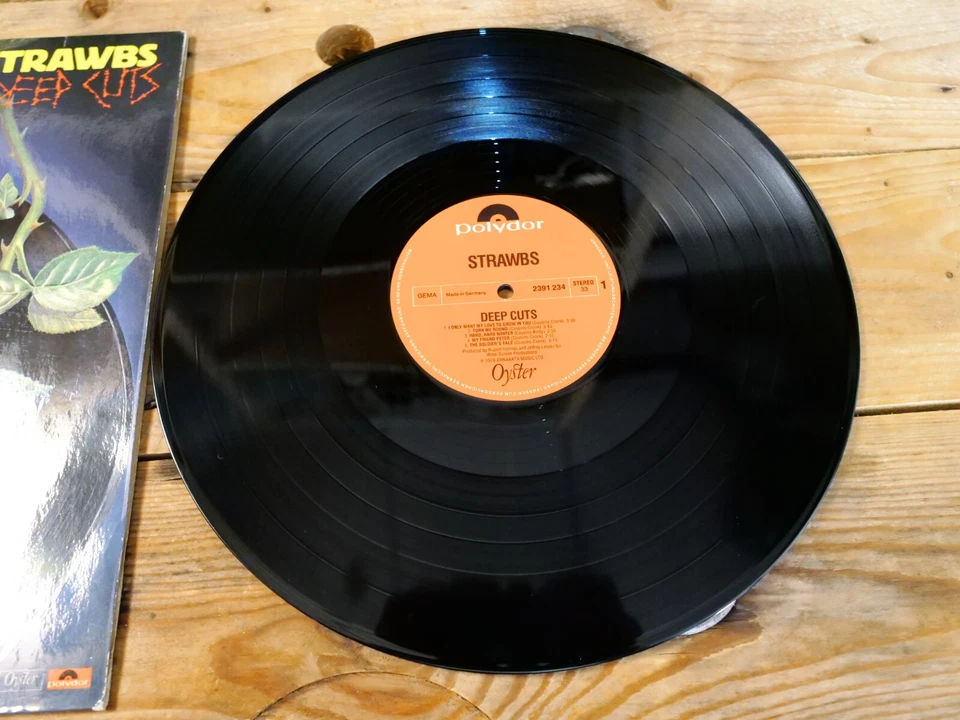 STRAWBS DEEP CUTS LP 33T VINYLE EX COVER EX ORIGINAL 1976 - Photo 2/4