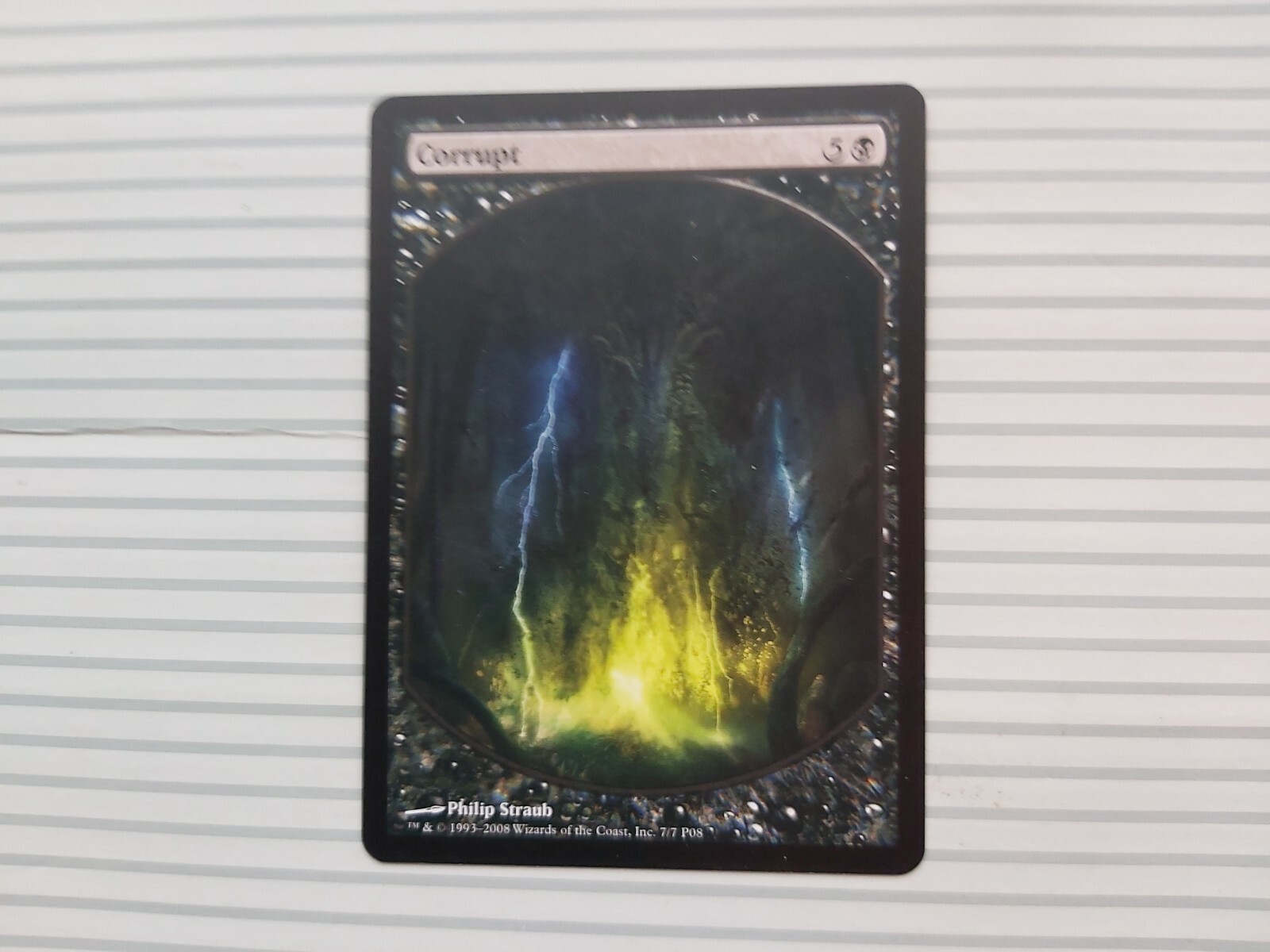 Magic: the Gathering Card - Magic Player Rewards - Corrupt