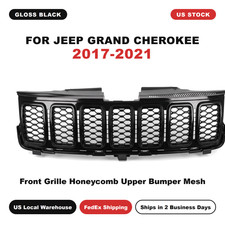 Black Front Grille Honeycomb Upper Bumper Mesh For Jeep Grand Cherokee 2017-2021 Black Front Grille Honeycomb Upper Bumper Mesh For Jeep Grand Cherokee 2017-2021