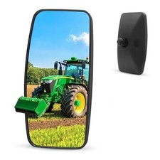 16  8.5In Tractor mirrors,Universal Excavator Mirror,Square HD Wide-Angle